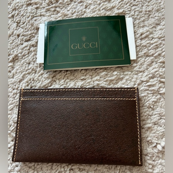 GUCCI Cardholder Brown made in Italy - Picture 15 of 15
